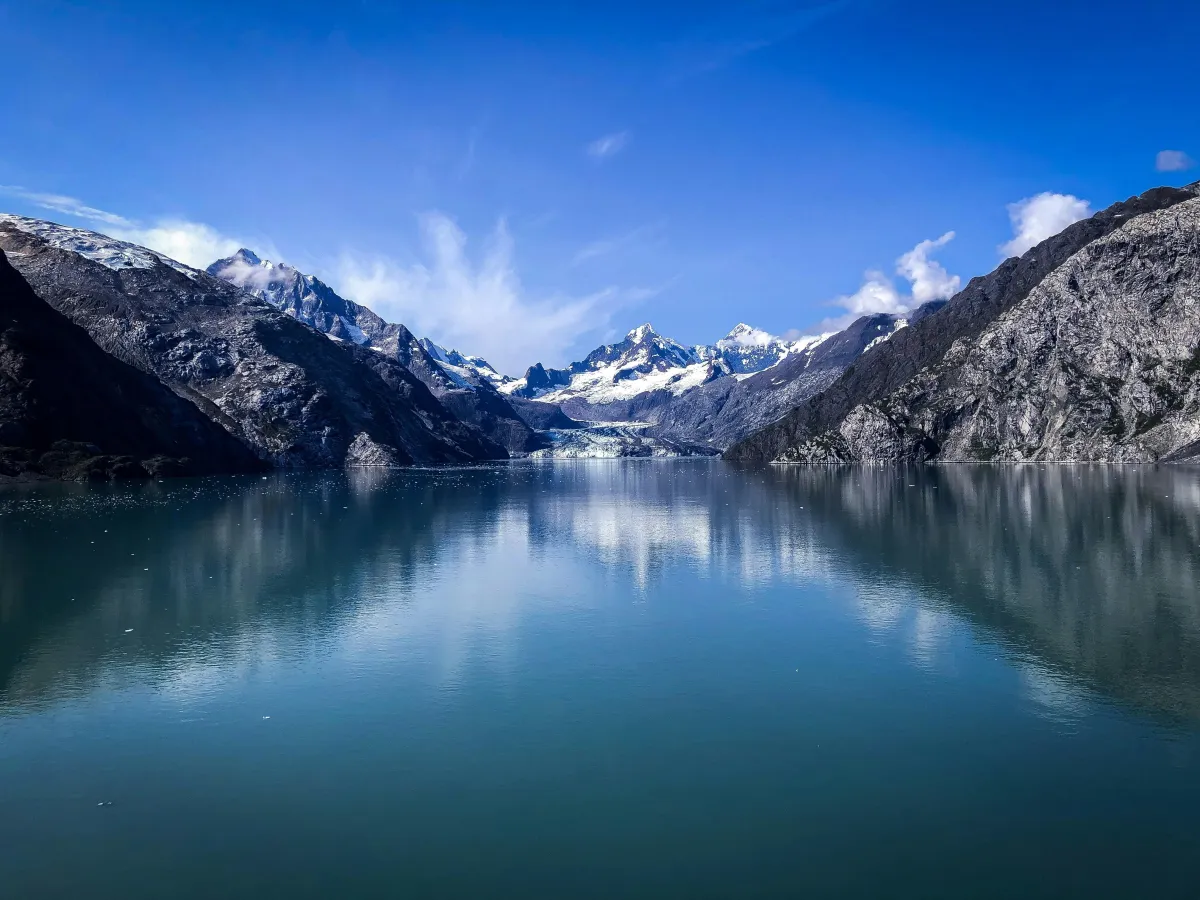 Glacier Bay National Park sunny day