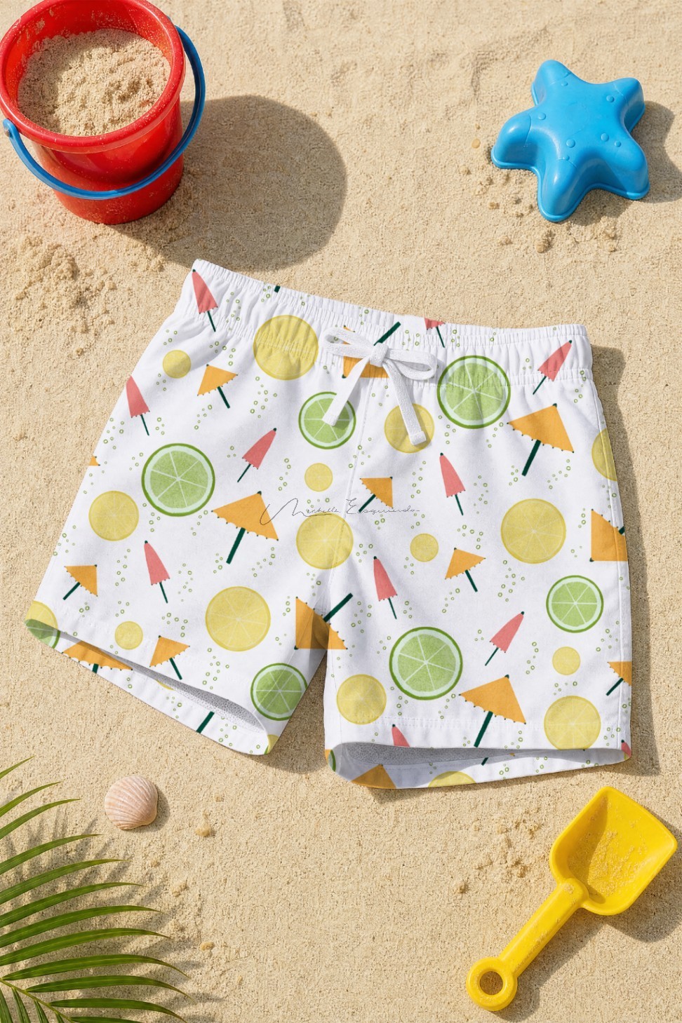 Girl's short-sleeved dress in the Fair Weather Friend bird repeat pattern