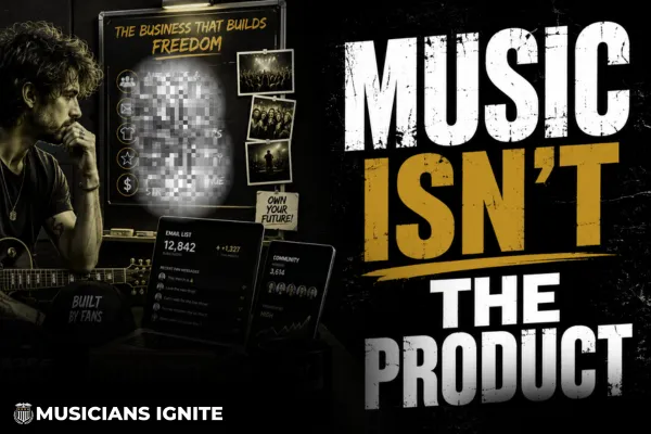 Why Music Isn't The Product Anymore, How Musicians Can Earn Outside of Their Music