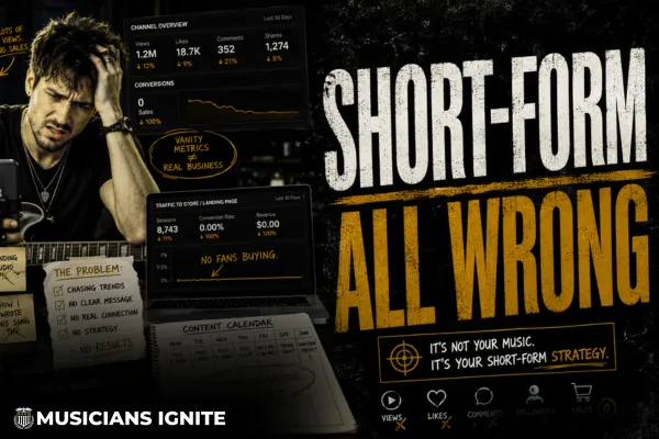 Why Musicians Are Looking At Creating Short-Form Social Media Content All Wrong