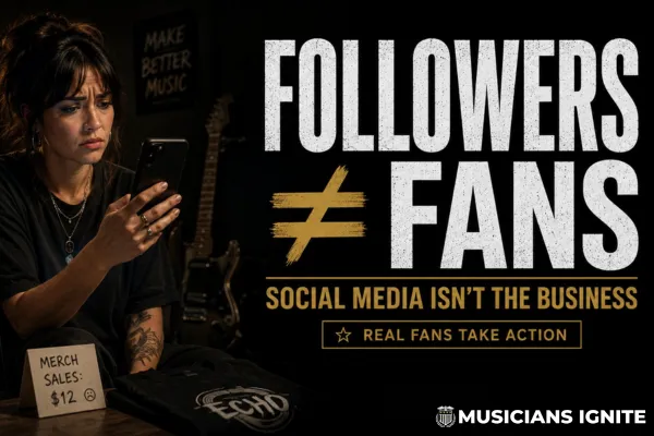 Followers Don't Equal Fans: Why Social Media Isn't What Most Musicians Think It Is