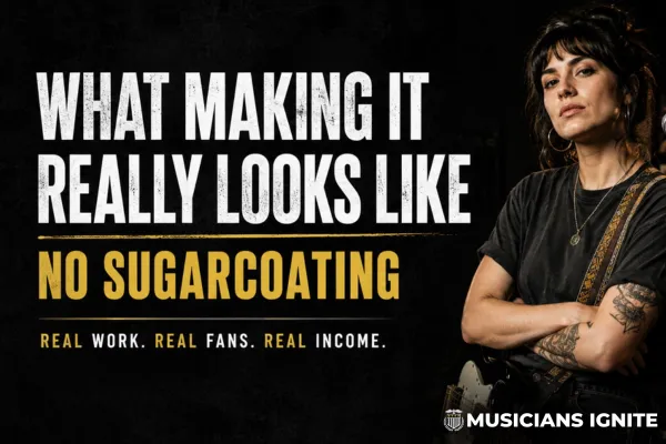 What "Making It" as a Musician Actually Looks Like (No Sugarcoating)