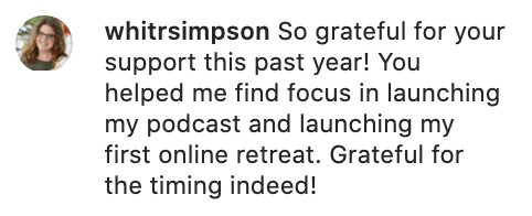 Testimonial for the Blooming Business Inner Circle