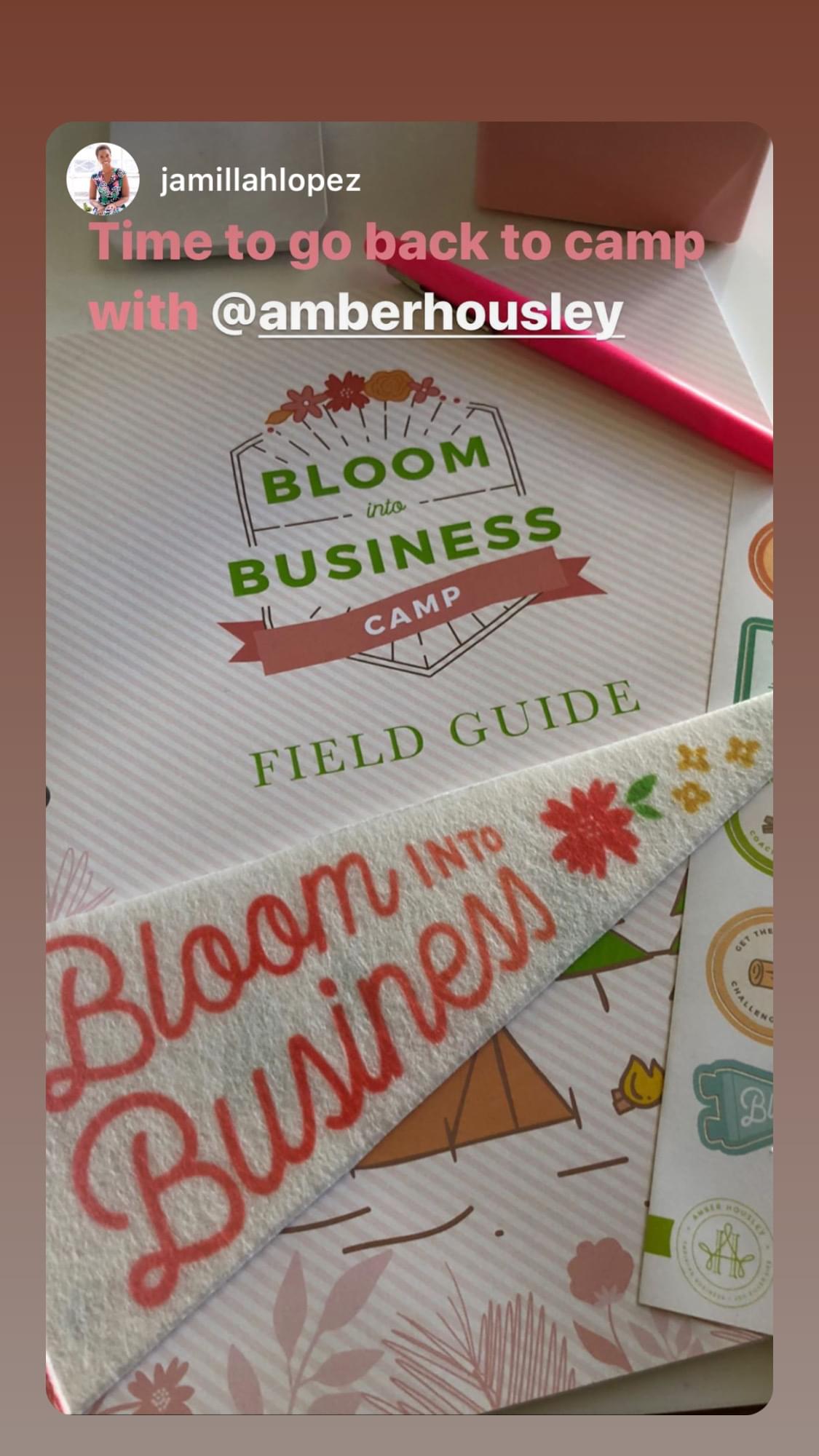 Bloom Into Business Camp Workbook