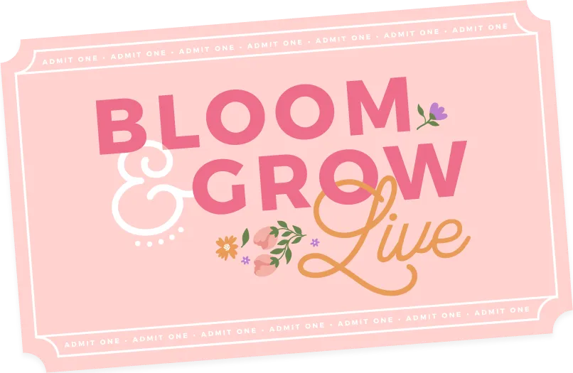 women at the Bloom & Grow Live event