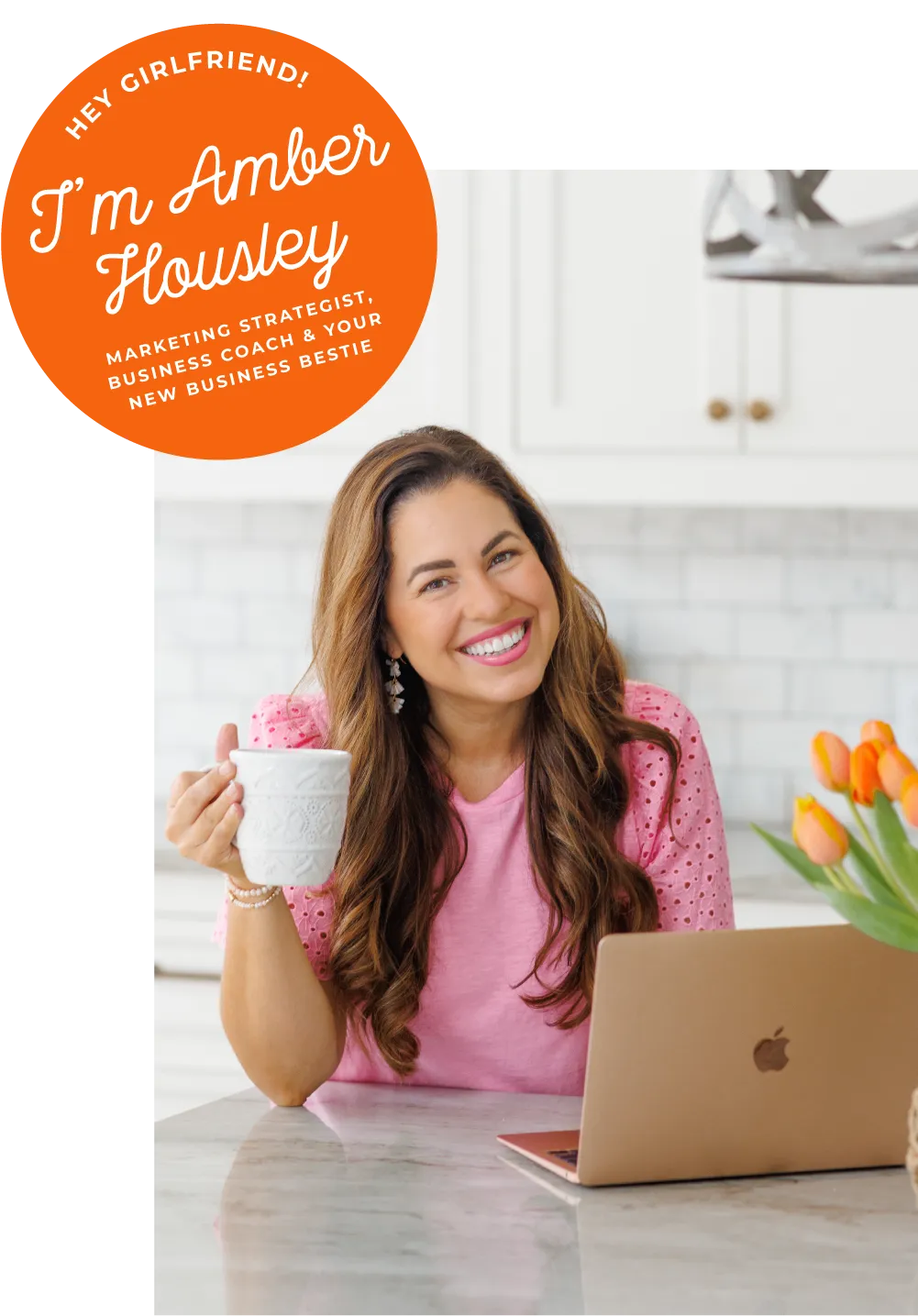 Amber Housley,  a female business coach and marketing strategist