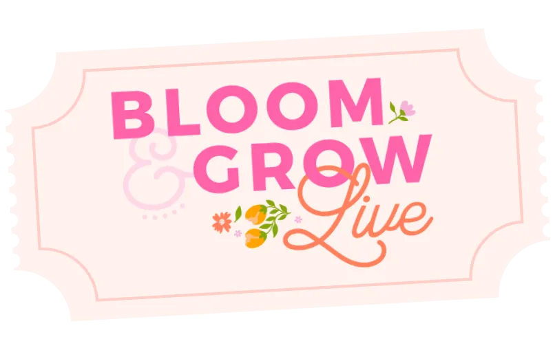 women at the Bloom & Grow Live event