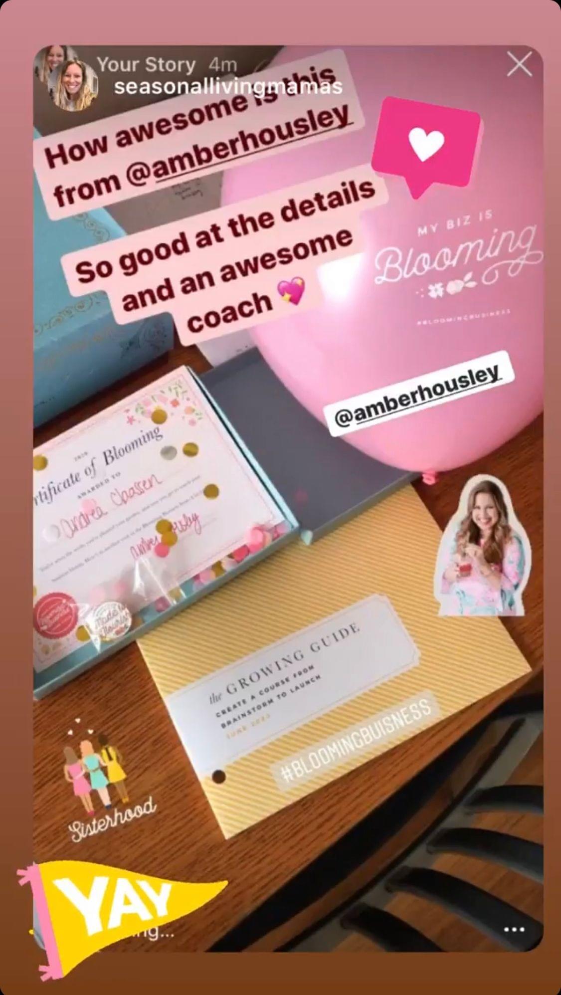 A Growing Guide monthly mailing that was received by an Inner Circle member