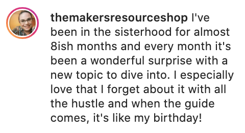 Testimonial for the Blooming Business Inner Circle