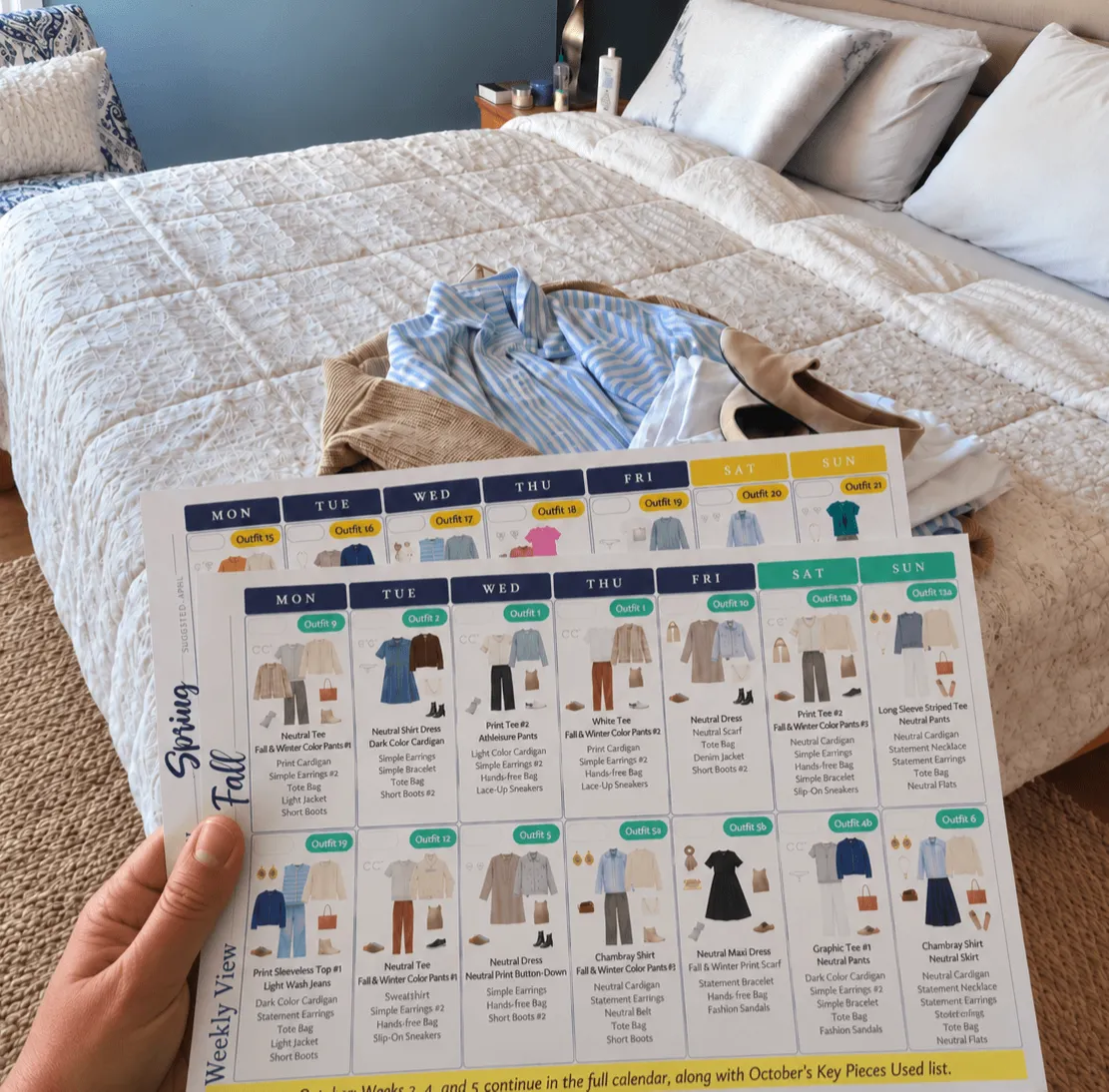 Free preview of the Women's Essentials What-to-Wear Outfit Calendar