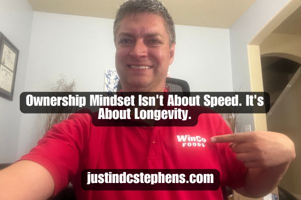 Justin Stephens talking about the ownership mindset