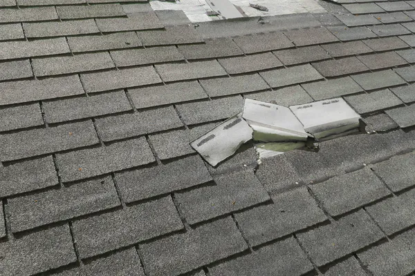 storm damage roof