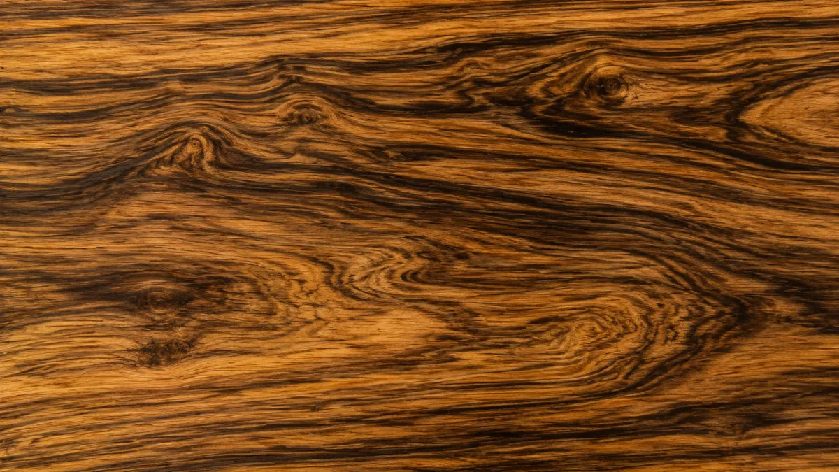 Macro wood grain of Bucote