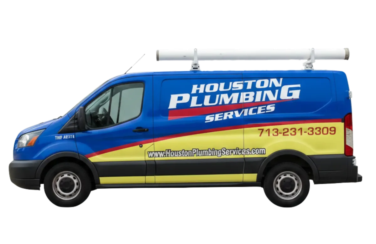 Houstan Plumbing  Services Van