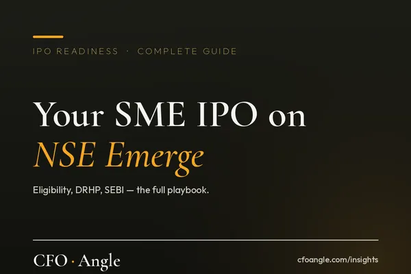 SME IPO NSE Emerge Complete Preparation Guide | CFO Angle