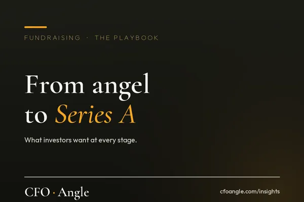 Fundraising Playbook for Indian Startups Angel to Series A | CFO Angle