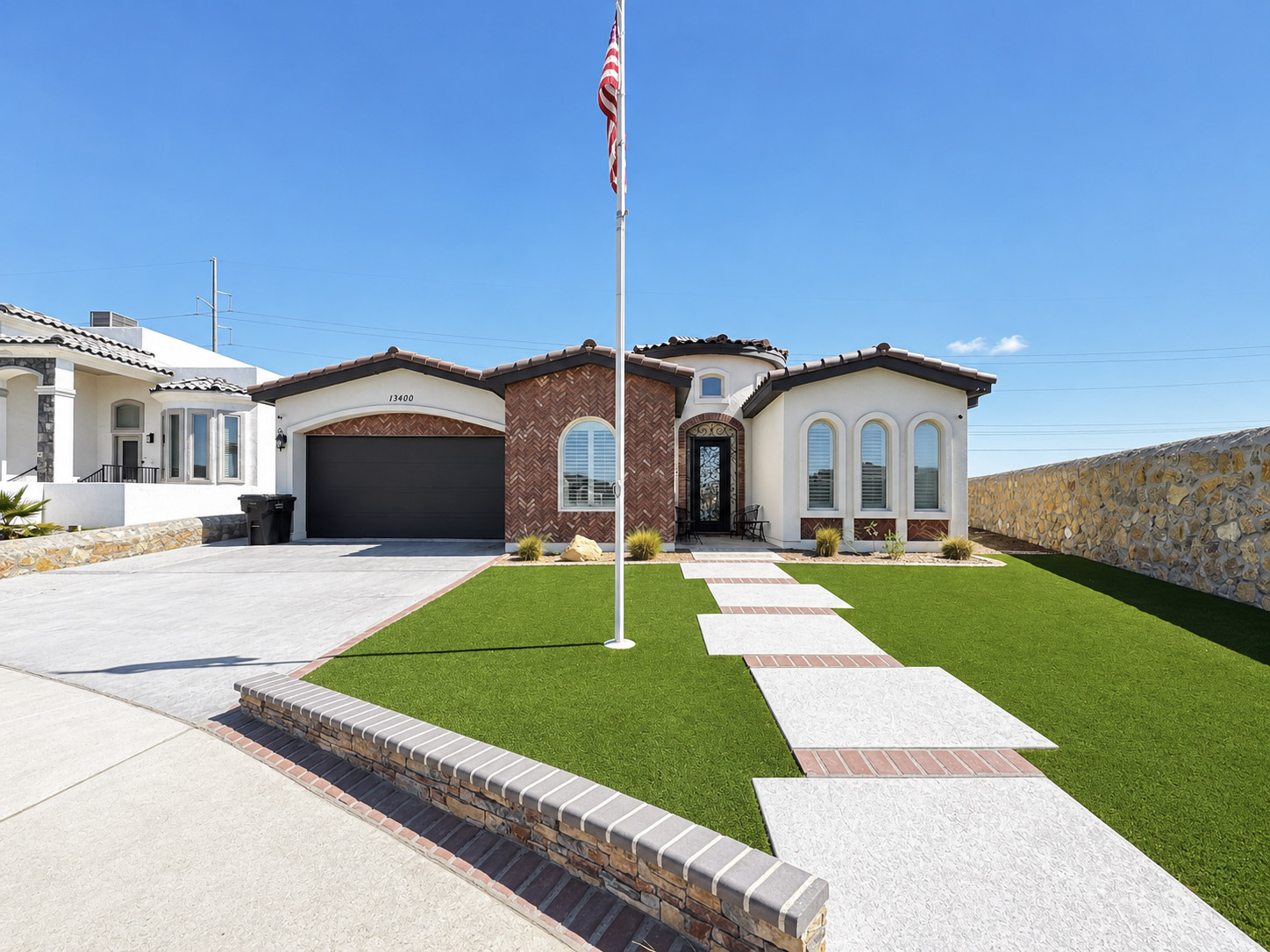 13400 Emerald Rose Ct, Horizon City TX 79928 - front exterior of 4 bedroom home in Emerald Park