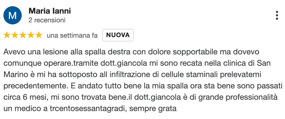 Recensione Dr Franco Giancola 3