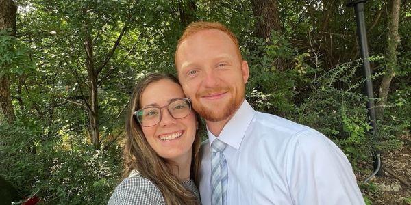 Connor and Hailey Wilcox owners of Mountain View Window Washing Cache Valley Utah window cleaning service