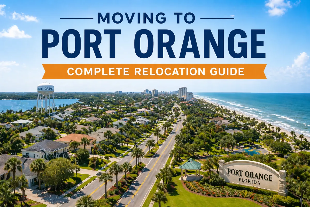 Port Orange Florida suburban homes and peaceful residential area