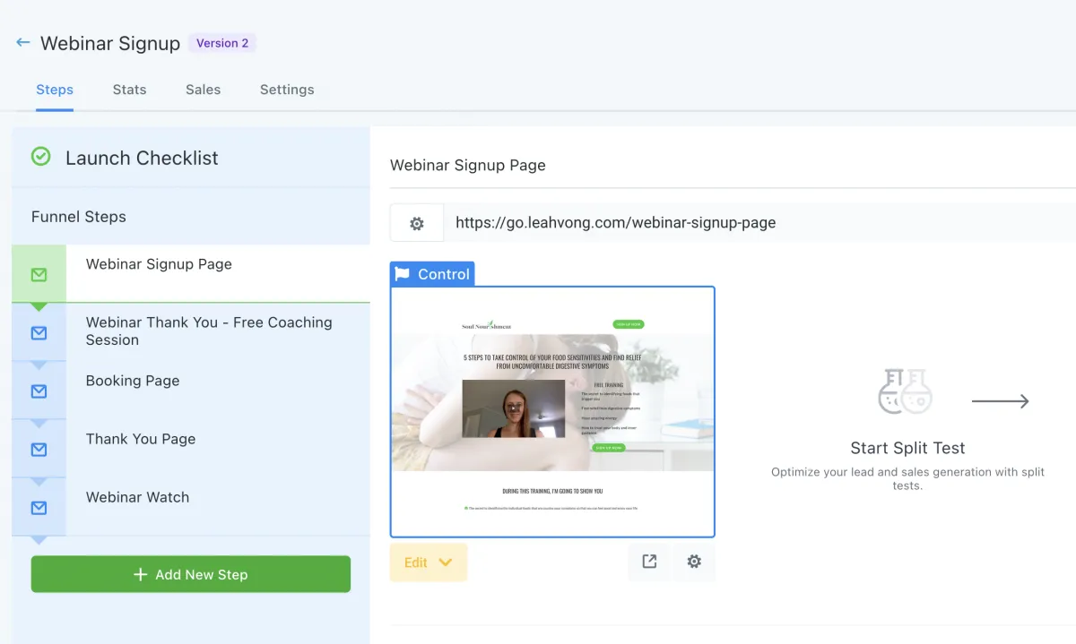 Websites and Landing Pages