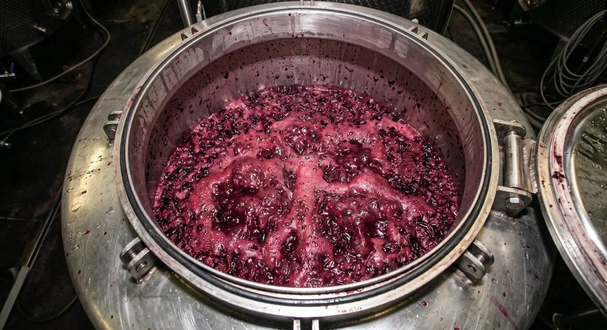 tank wine fermenting