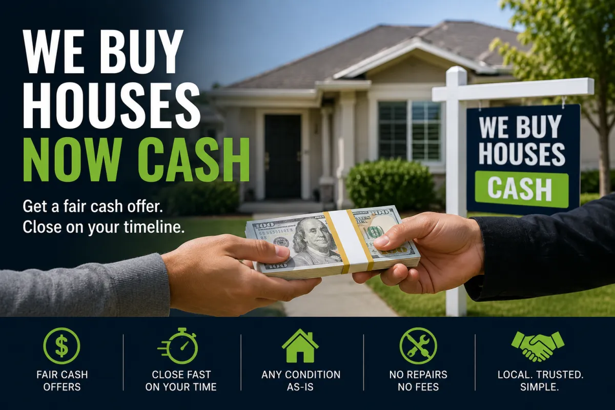 We Buy Houses Now For Cash