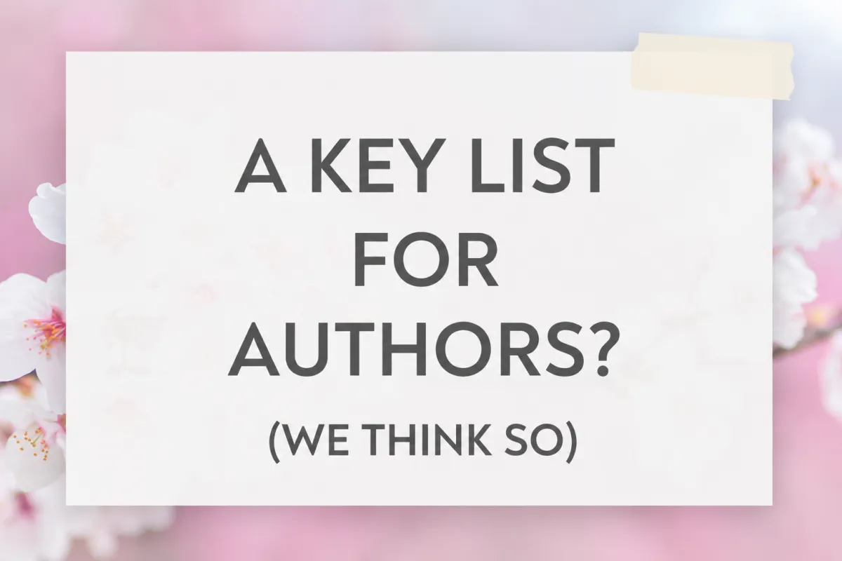 A Key List For Authors? Cover Image