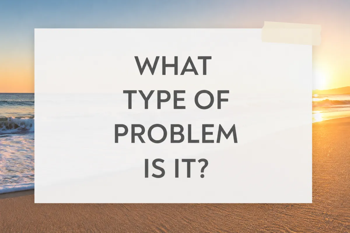 What Type of Problem Is It? Cover Image
