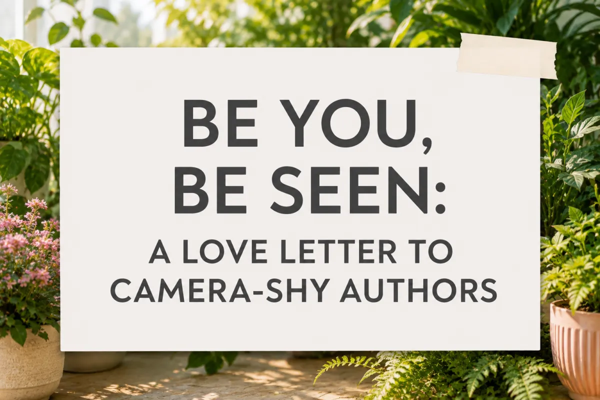 Be You, Be Seen: A Love Letter to Camera-Shy Authors