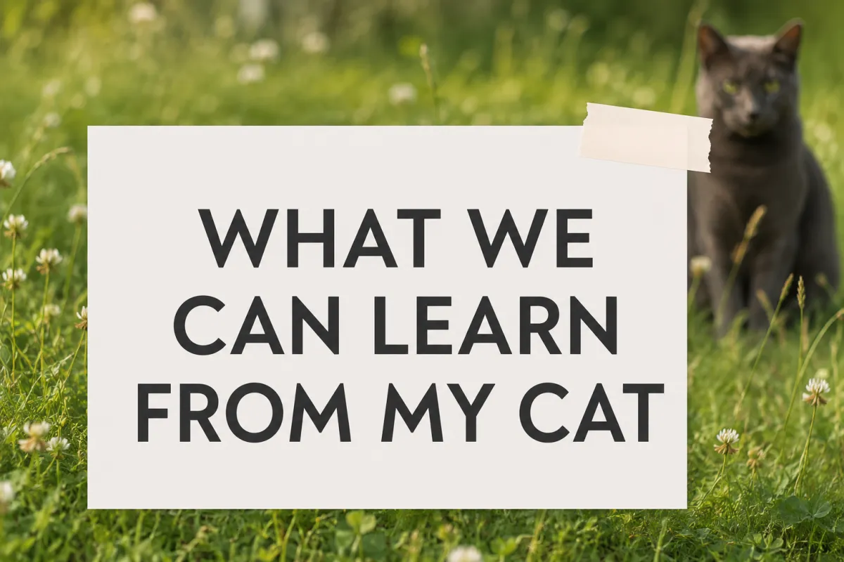What We Can Learn From My Cat