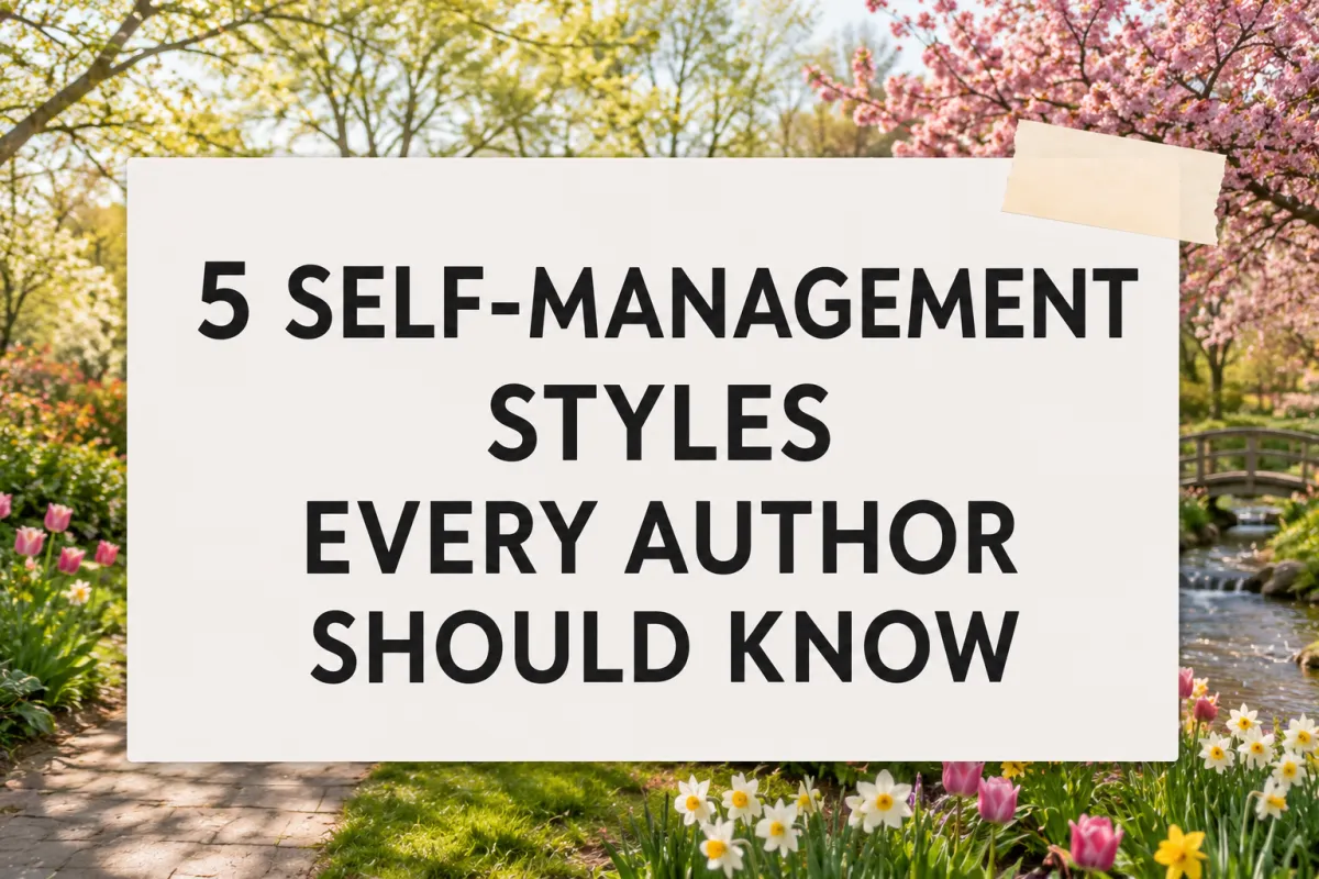 5 Self-Management Styles Every Author Should Know