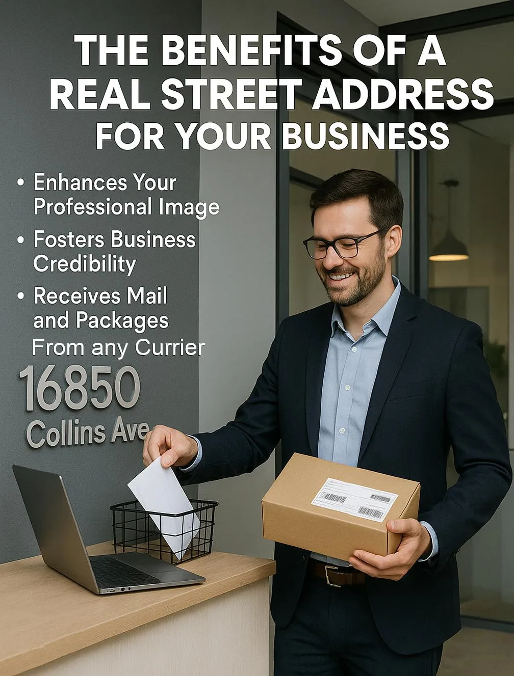 A red mailbox stands outdoors amidst autumn scenery.