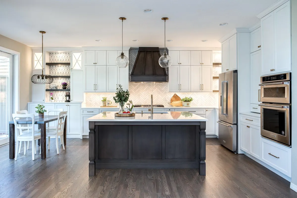 Modern kitchen remodel by Dream Scape Home Improvement - Custom cabinetry, countertops, and open layout designs. Click to explore full kitchen renovation services in Bridgeton, NJ.