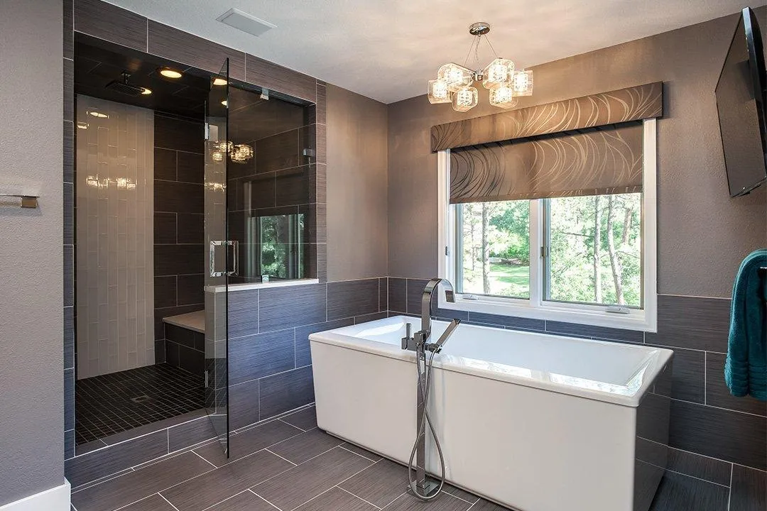 Elegant bathroom remodel by Dream Scape Home Improvement - Featuring stylish fixtures, custom tile work, and modern designs. Click to discover comprehensive bathroom renovation services in Bridgeton, NJ.