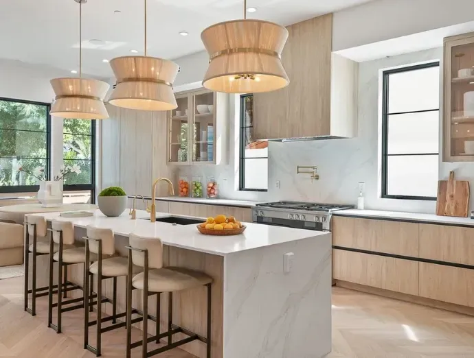 Modern kitchen remodel with minimalist design, open layout, and sleek finishes in Bridgeton, NJ.