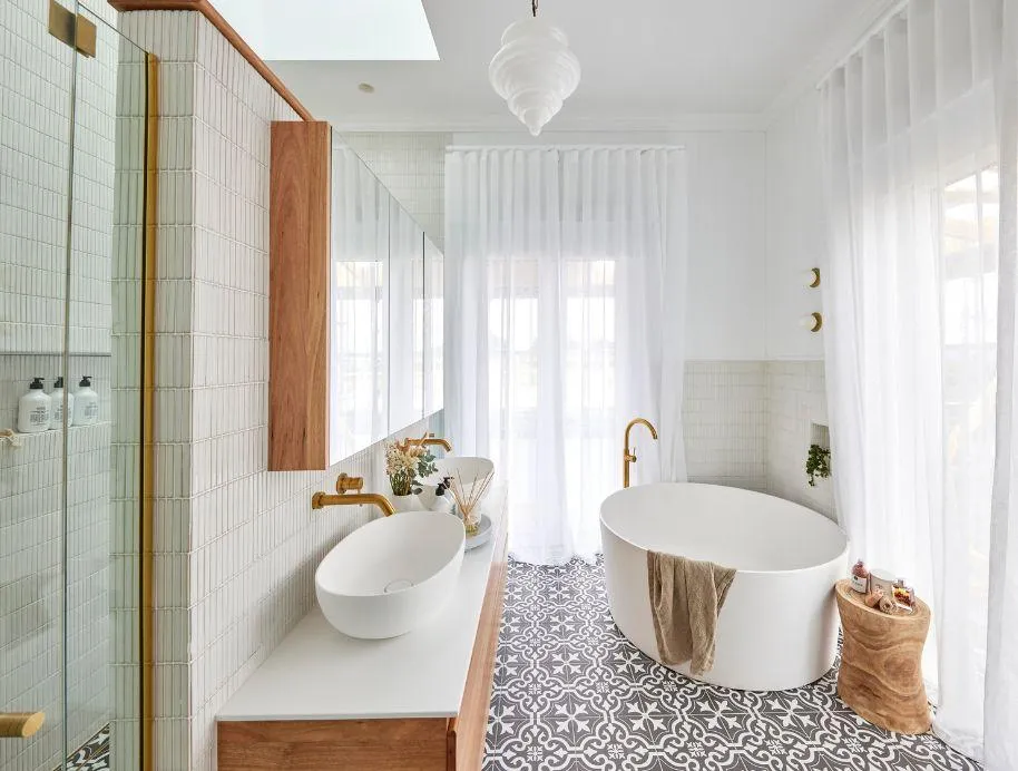 Tub to shower conversion showcasing a sleek shower design with modern fixtures in Bridgeton, NJ.