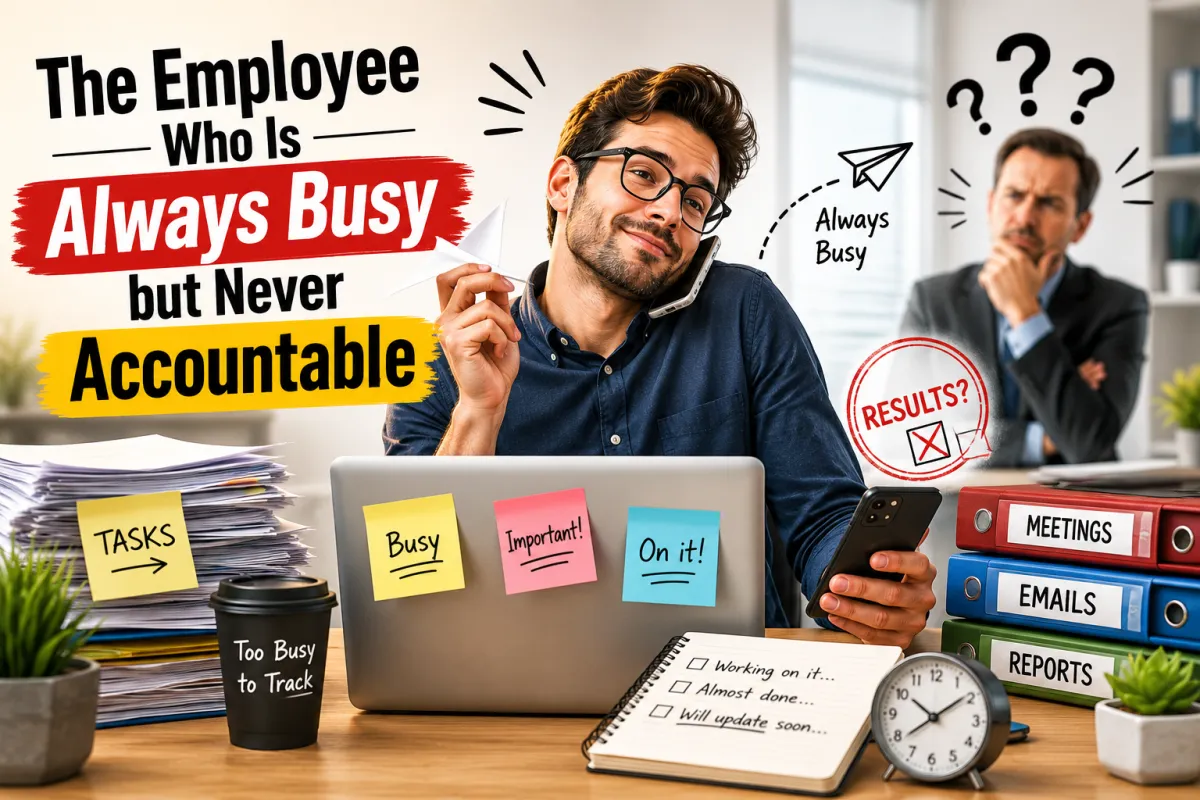 The Employee Who Is Always Busy but Never Accountable