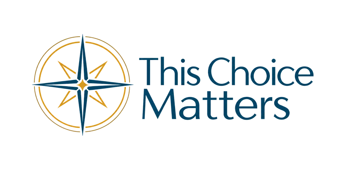 This Choice Matters — compass rose logo
