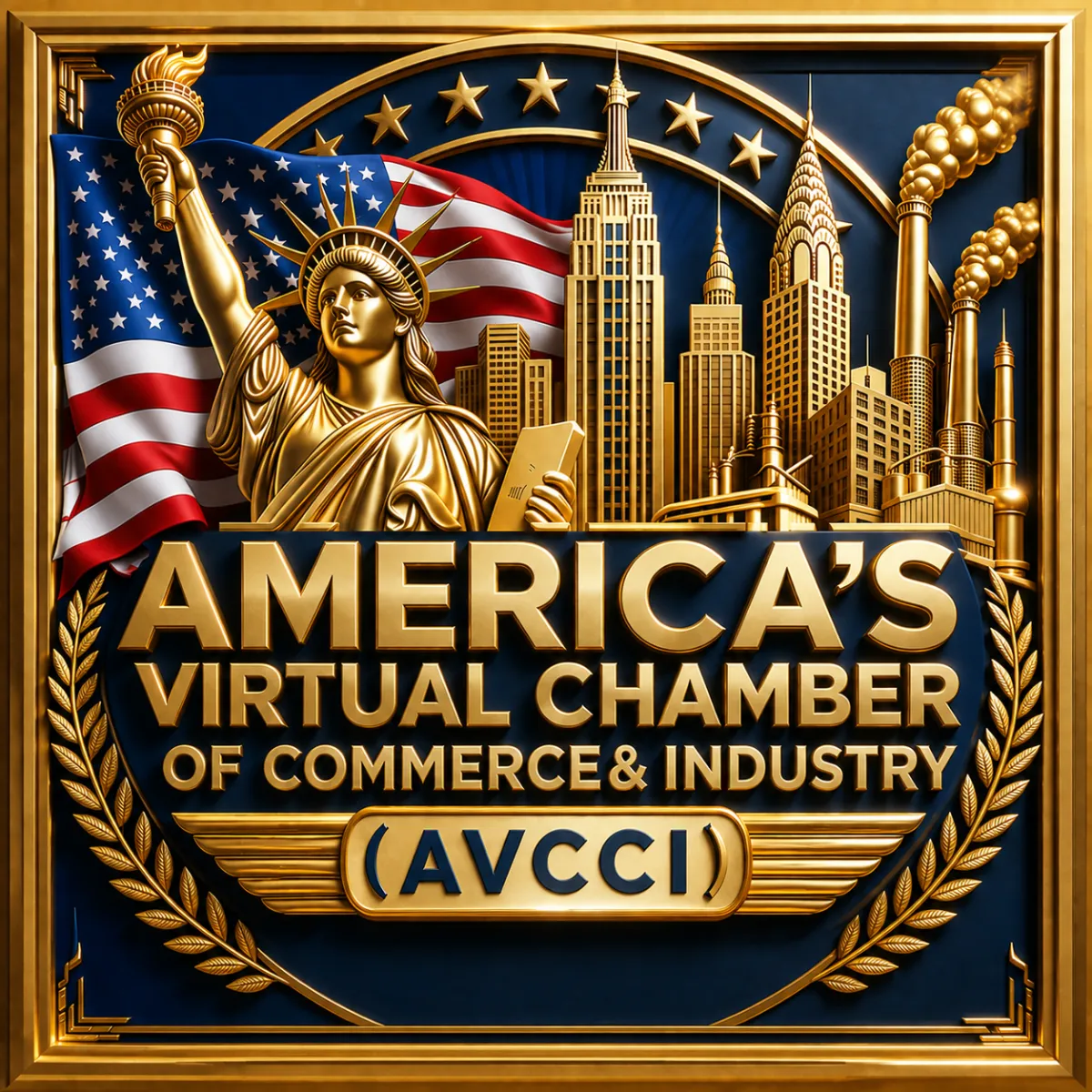 America's virtual chamber of commerce and industry logo