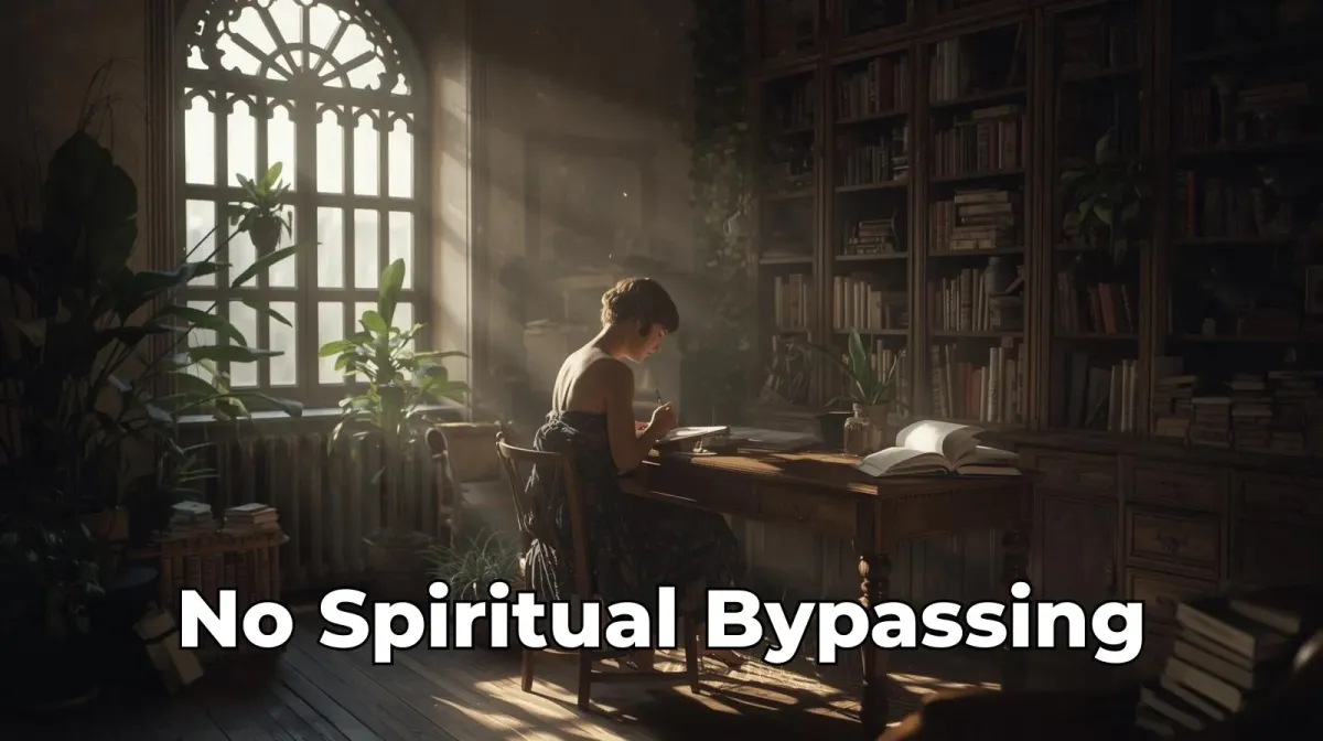 Shadow work wihout spiritual bypassing