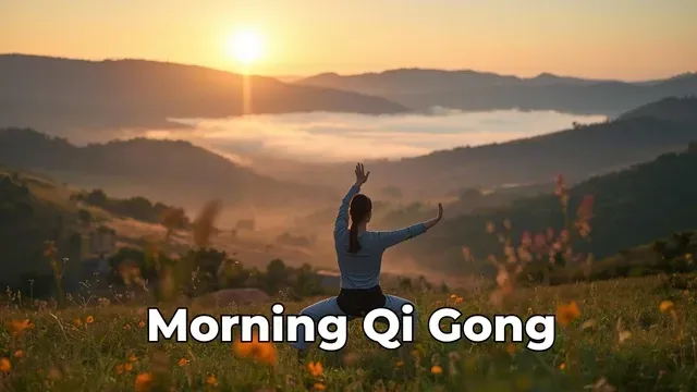 Qi Gong morning routines at the Bright Beings Academy