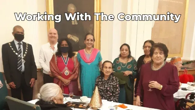 Peter at the Kingston Mayors lunch for the community