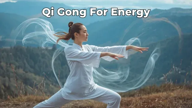Woman showing how Qi Gong can change your energy