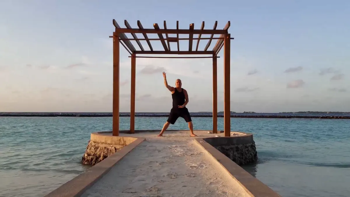 Qi Gong form with Peter Paul Parker