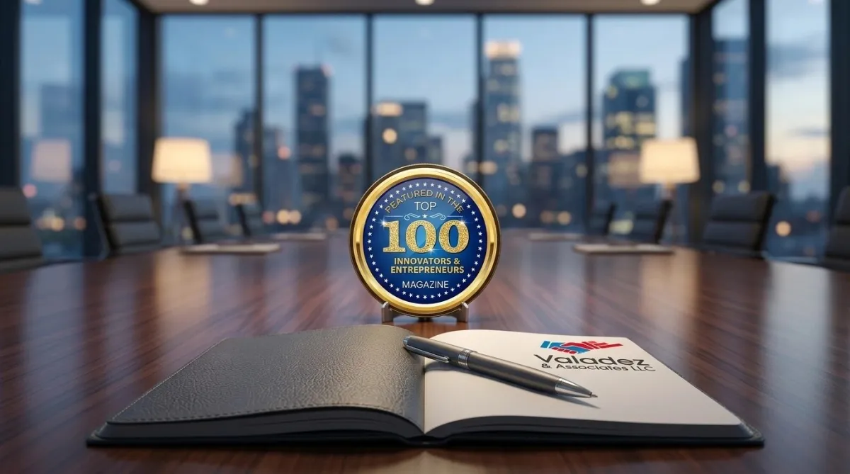 High-end professional photography of an executive boardroom