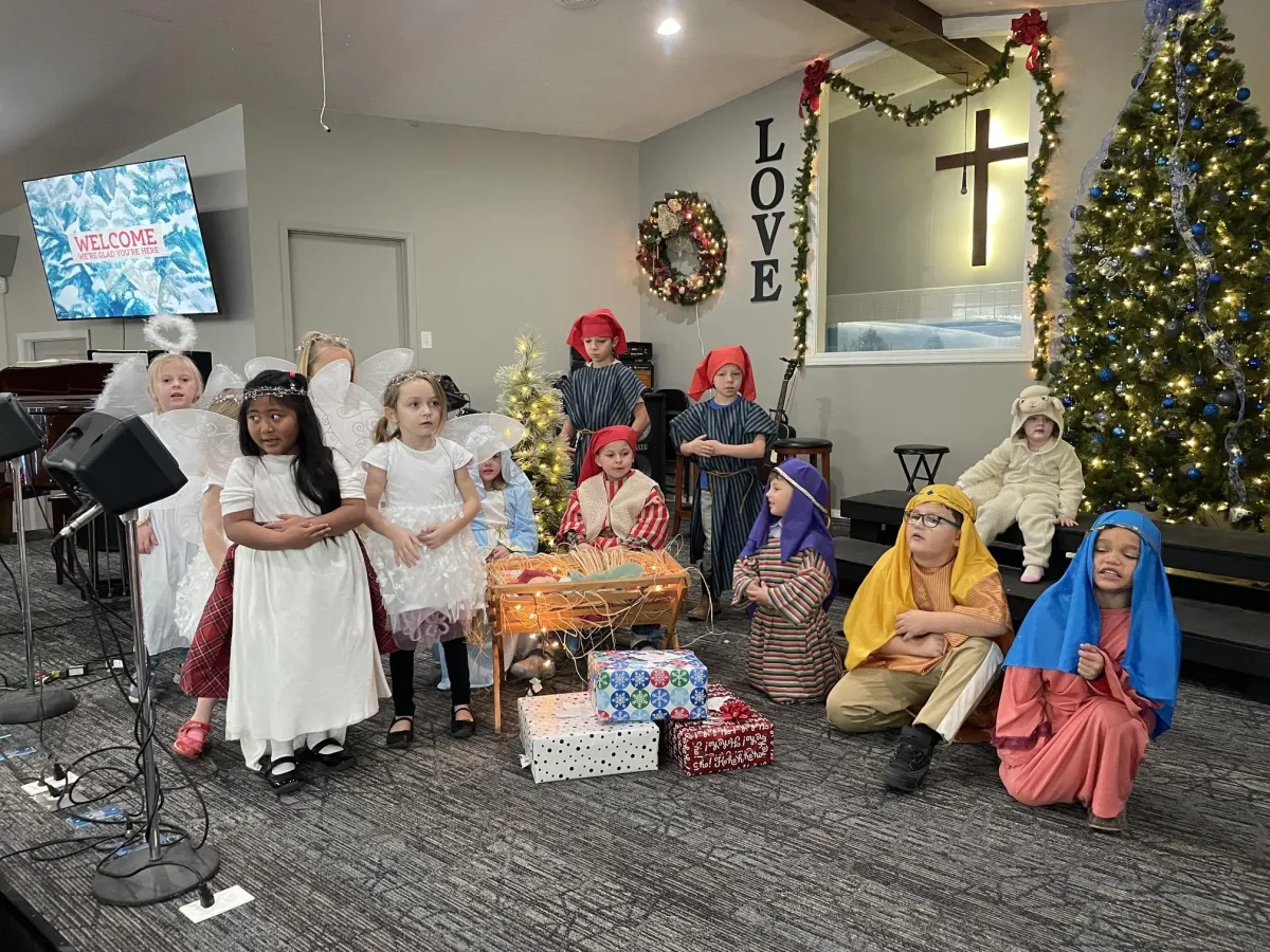 Children engaged in ministry activity