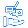 Real time notifications alerts for new reviews and feedback so you can respond professionally