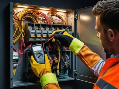 Electricians smart website demo by DaVoice AI