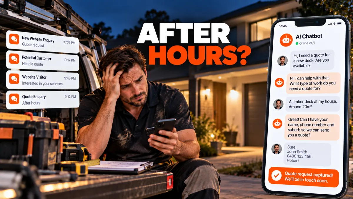 AI Chatbot for Trades: Capturing Quote Requests After Hours